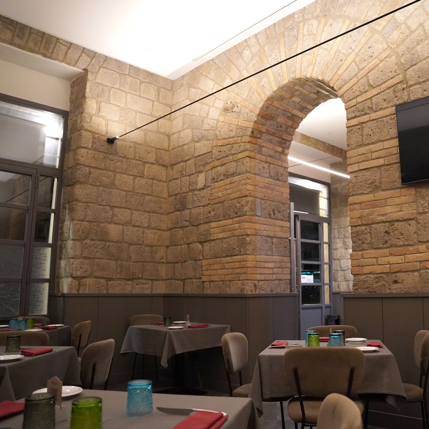 La sala in pietra