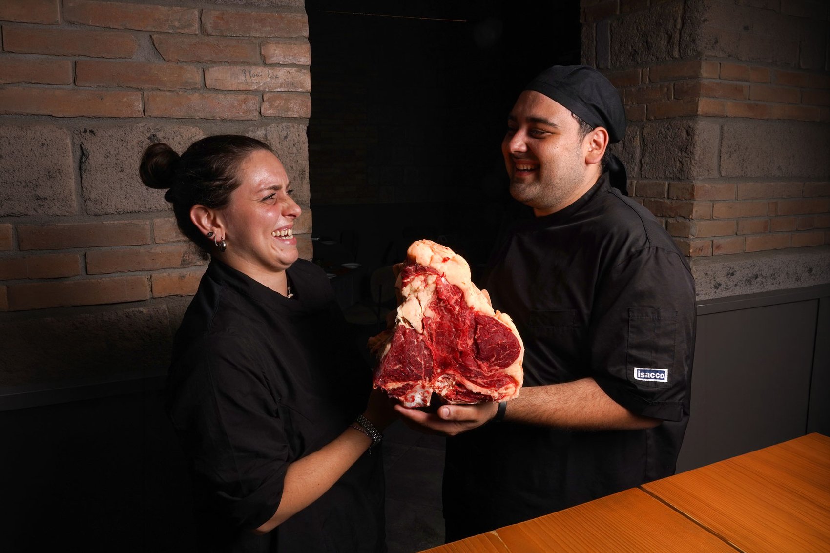 Nello e Fortuna con la costata